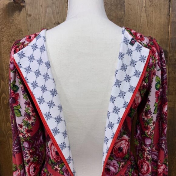 Bohemian Long Sleeve Dress - Picture 6 of 10